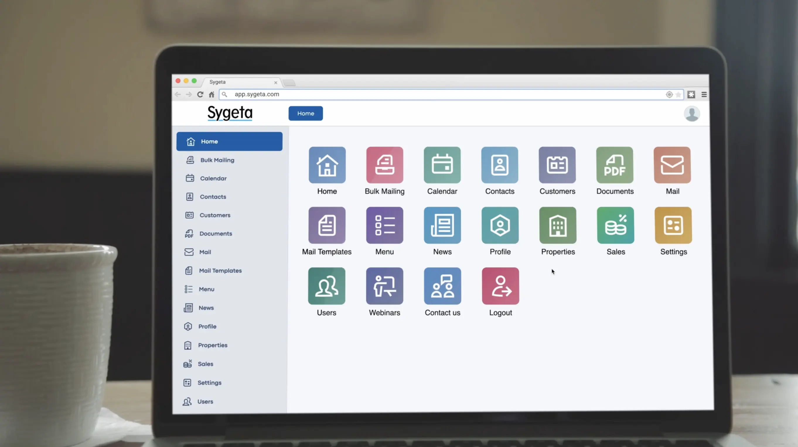 Sygeta CRM Dashboard
